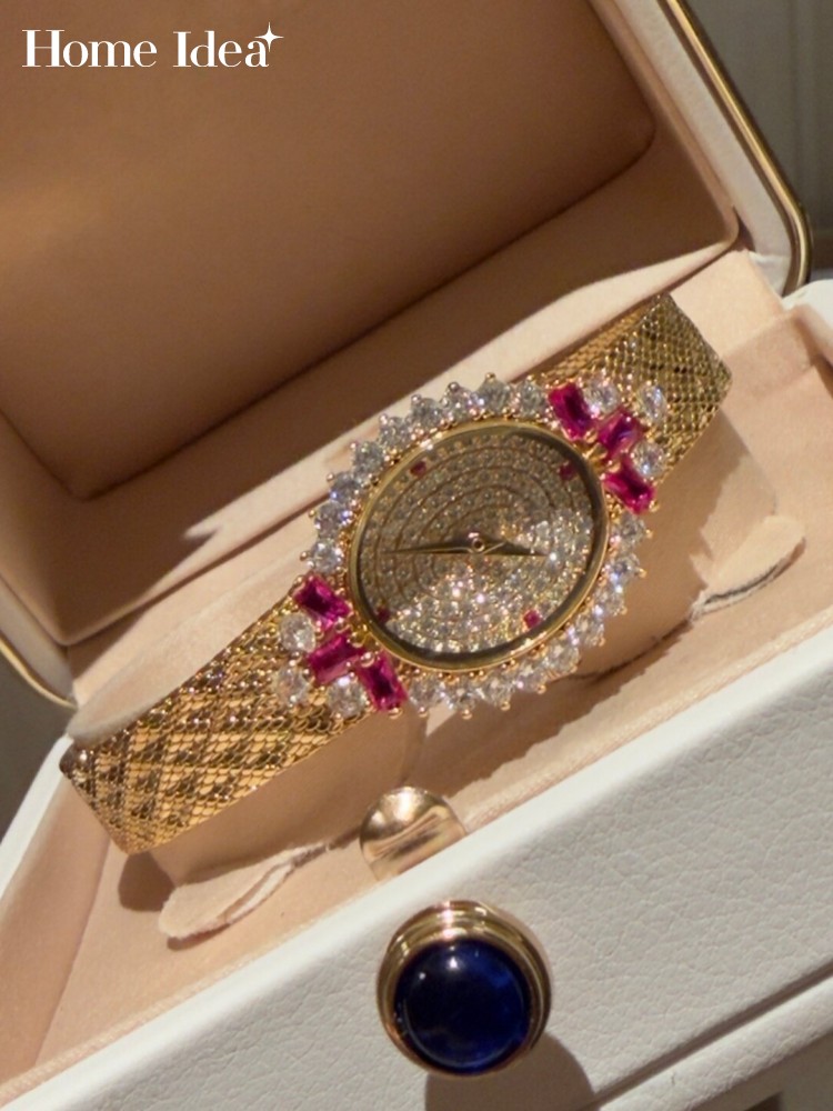 Tech Office Accessories - Vintage Ladies Oval Shape Quartz Watch