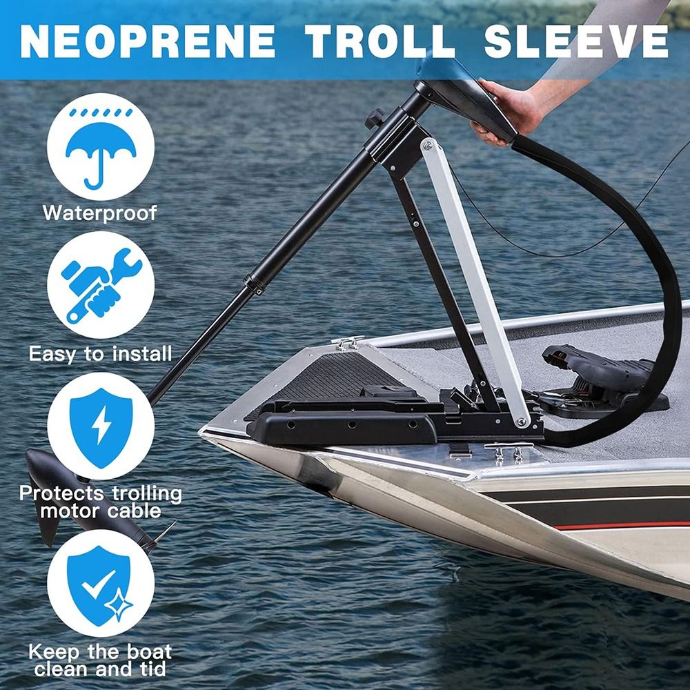 Trolling Motor Cable Organizer - Cable Sleeve Neoprene 评论和价格