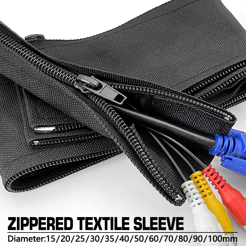 Zipper Cable Sleeve Waterproof - Cable Sleeve Neoprene 评论和价格