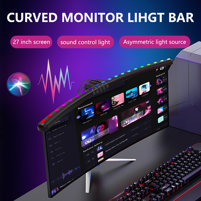 Setup RGBIC Monitor Light Bar  - Tech Table Accessories 评论和价格