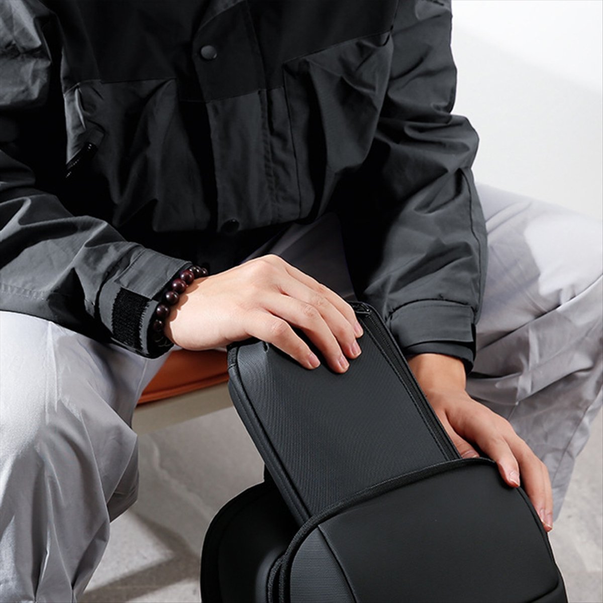 ☶❈＊♥AC1579-Waterproof Tech Pou - Tech Accessories Organizer Pouch 评论和价格