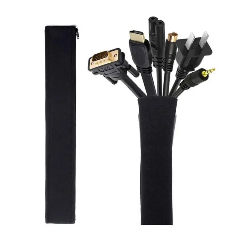 Zipper Cable Sleeve Wire Cable - Cable Sleeve Neoprene 评论和价格