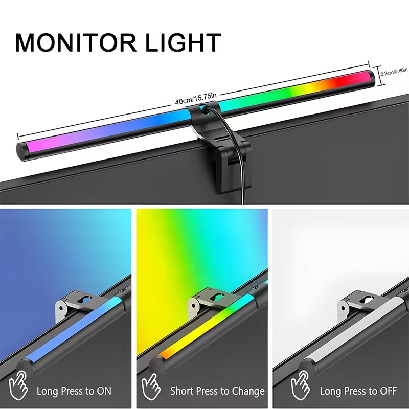Monitor Light Bar RGB Lightbar - Tech Table Accessories 评论和价格