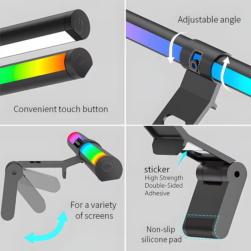Monitor Light Bar RGB Lightbar - Tech Table Accessories 评论和价格