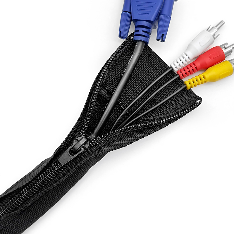 Zipper Cable Sleeve Flexible W - Cable Sleeve Neoprene 评论和价格