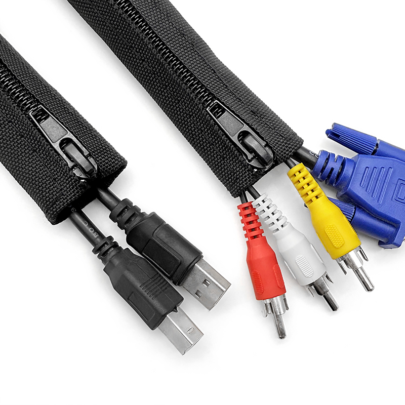 Zipper Cable Sleeve Flexible W - Cable Sleeve Neoprene 评论和价格