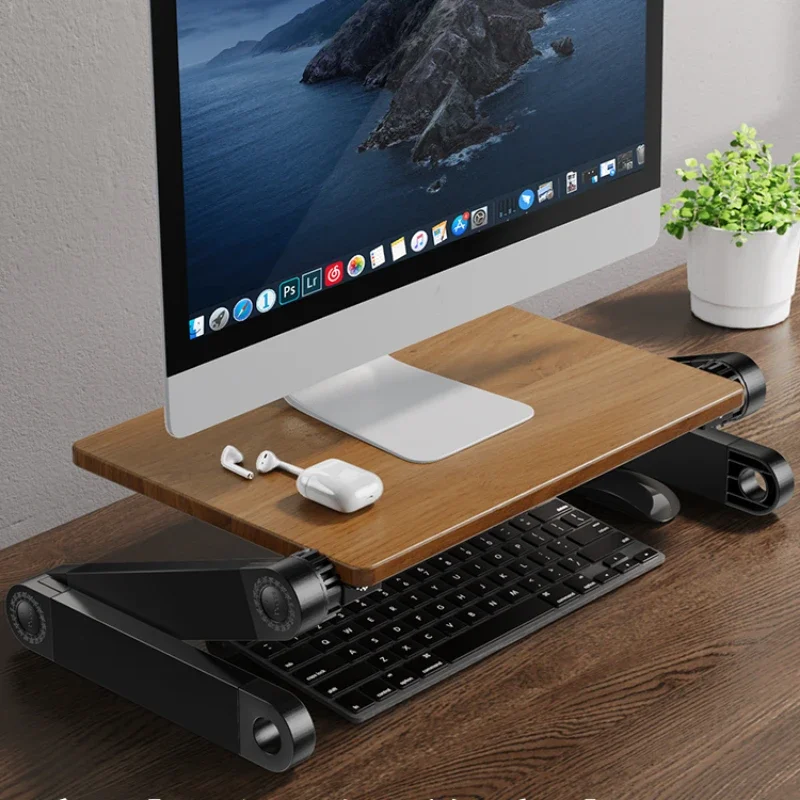 Solid Wood Laptop Height Stand - Laptop Stand Bamboo 评论和价格
