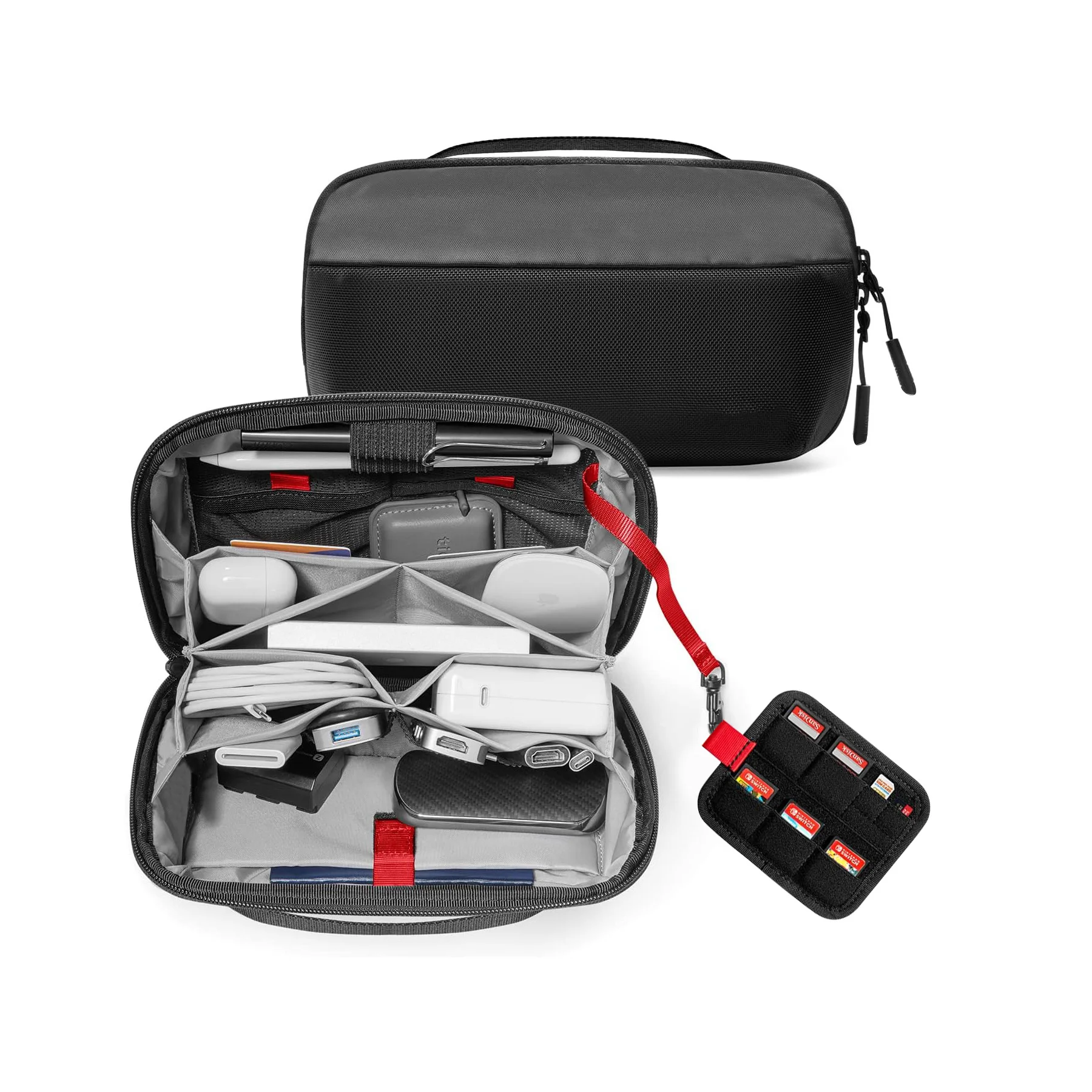 Travel Tech Organizer Pouch, W - Tech Accessories Organizer Pouch 评论和价格
