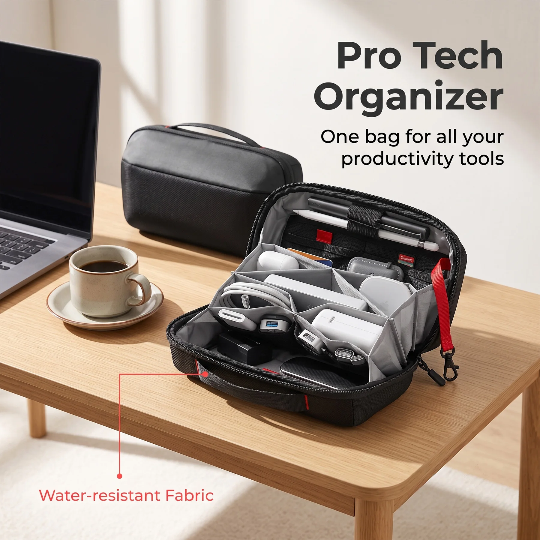 Travel Tech Organizer Pouch, W - Tech Accessories Organizer Pouch 评论和价格