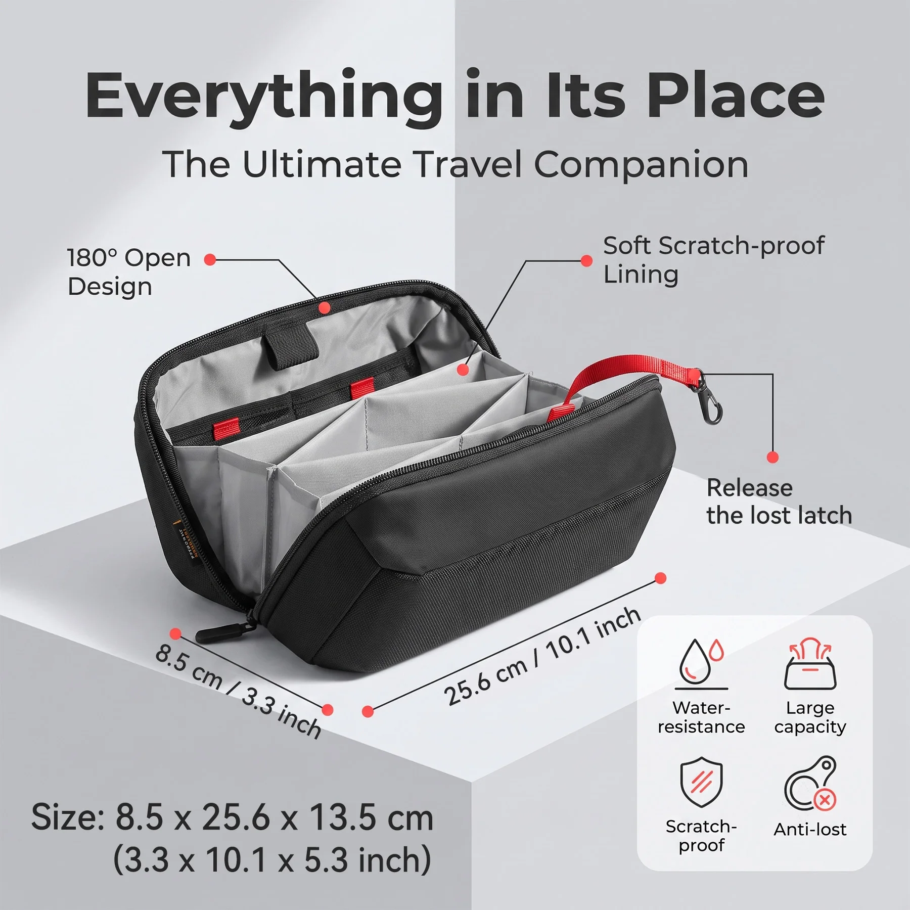 Travel Tech Organizer Pouch, W - Tech Accessories Organizer Pouch 评论和价格