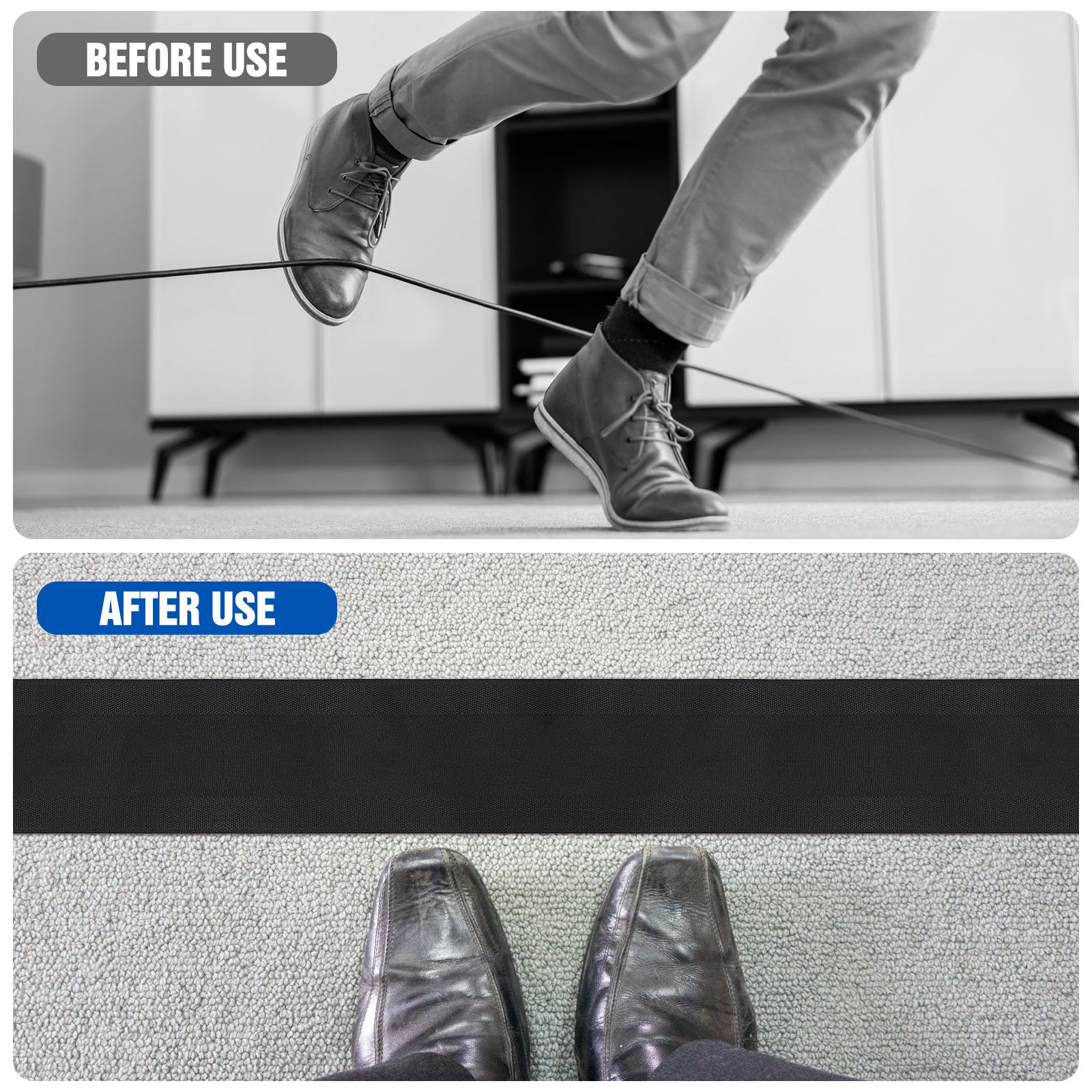 Hook Loop Cable Cover Floor Ca - Cable Sleeve Neoprene 评论和价格