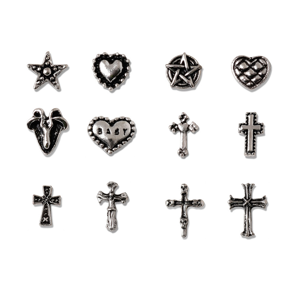 50pcs Mini Alloy Cross Nail Ar - Trending Tech Accessories 评论和价格