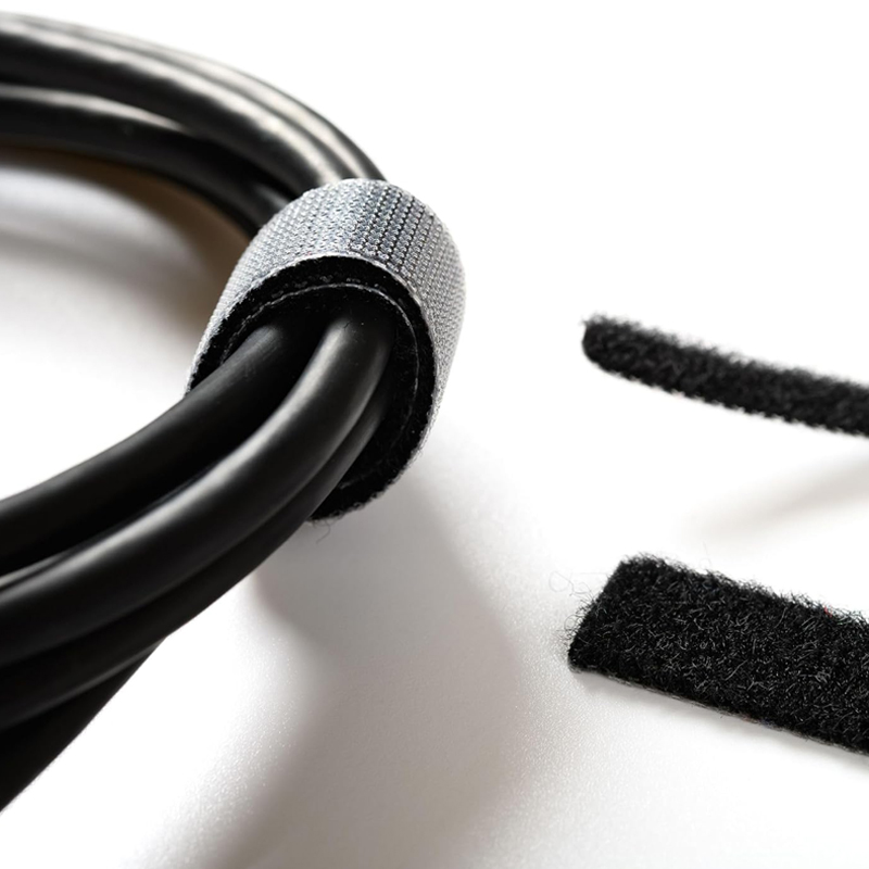 10-100pcs Reusable Hook and Lo - Cable Sleeve Neoprene 评论和价格