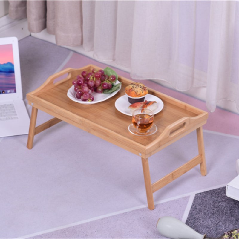 Portable Bamboo Wood Bed Tray  - Laptop Stand Bamboo 评论和价格