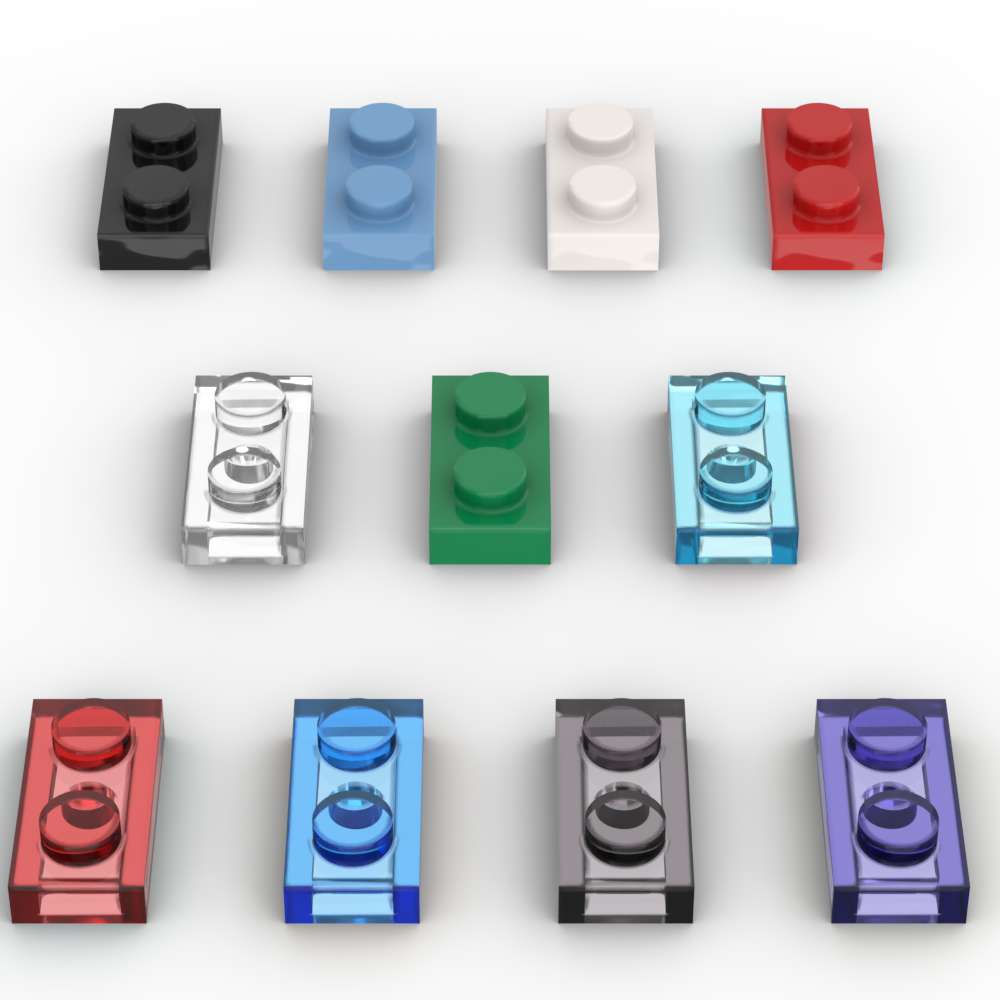 MOC 10PCS Plate 1x2 3023 Build - Tech Accessories For Kids 评论和价格