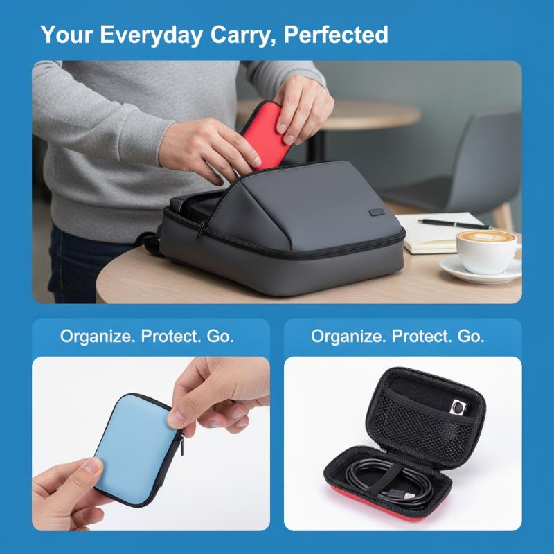 Shockproof EVA Tech Accessory  - Tech Accessories Organizer Pouch 评论和价格