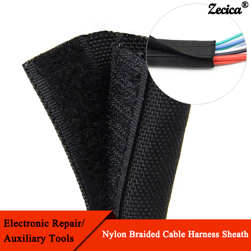 1~10m Self Adhesive PET Braide - Cable Sleeve Neoprene 评论和价格