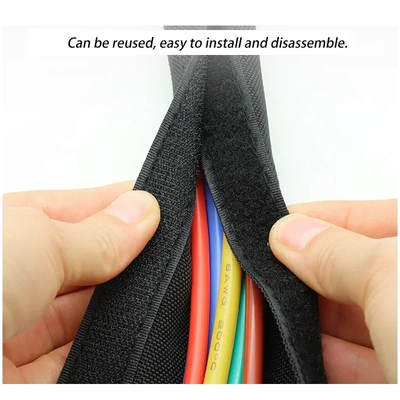 1~10m Self Adhesive PET Braide - Cable Sleeve Neoprene 评论和价格