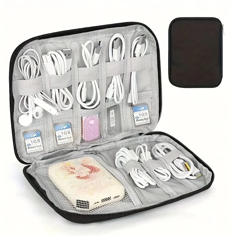 1 Pack Portable Electronic Acc - Tech Accessories Organizer Pouch 评论和价格