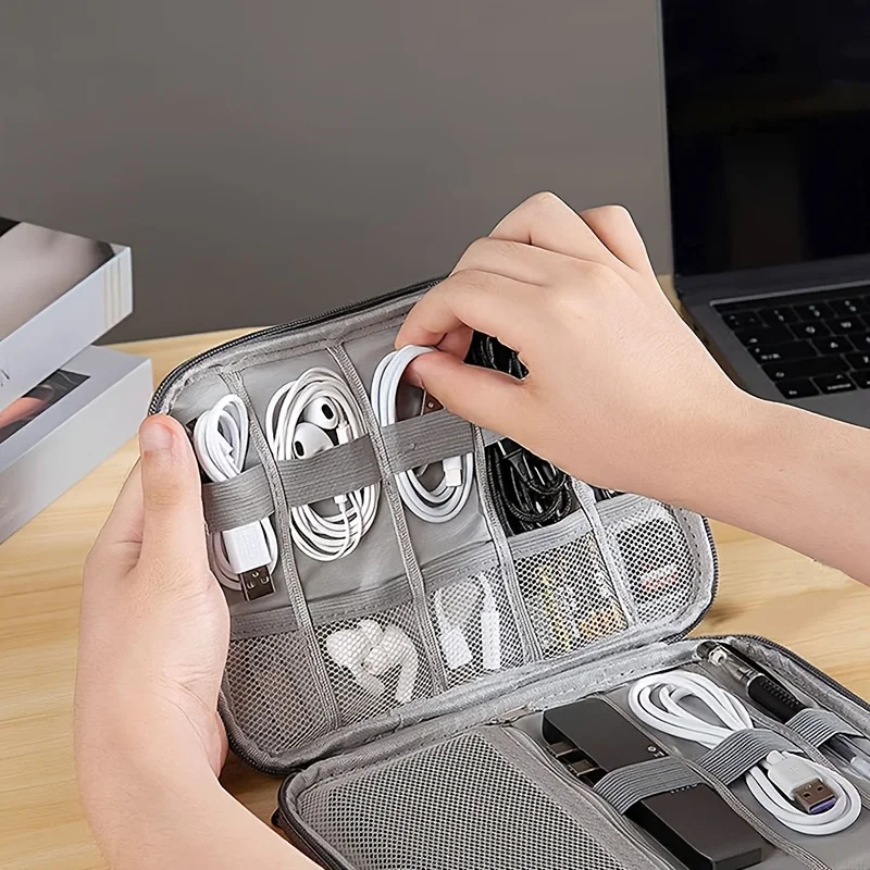 1 Pack Portable Electronic Acc - Tech Accessories Organizer Pouch 评论和价格