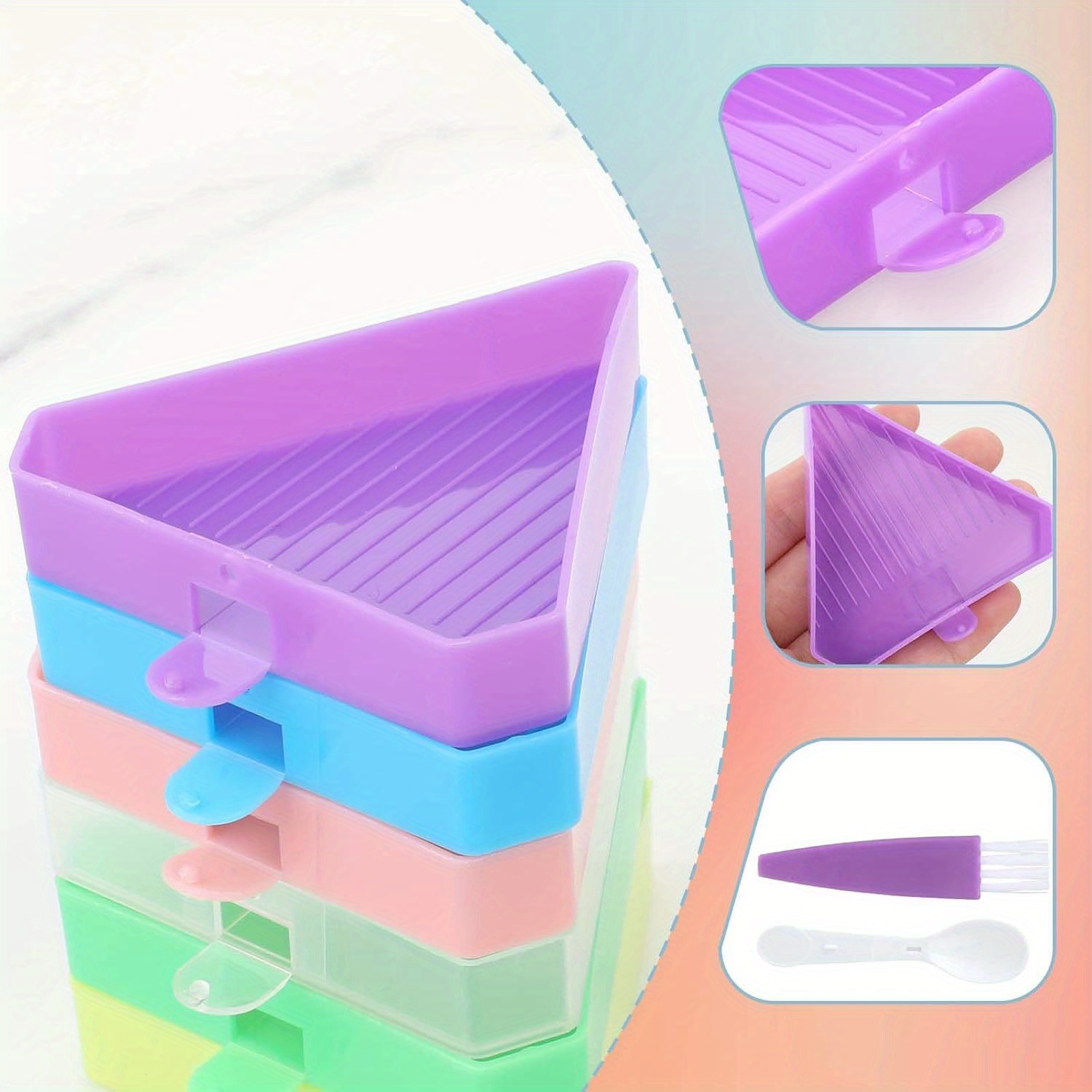 9PCS New Diamond Painting Tray - Useful Tech Accessories 评论和价格