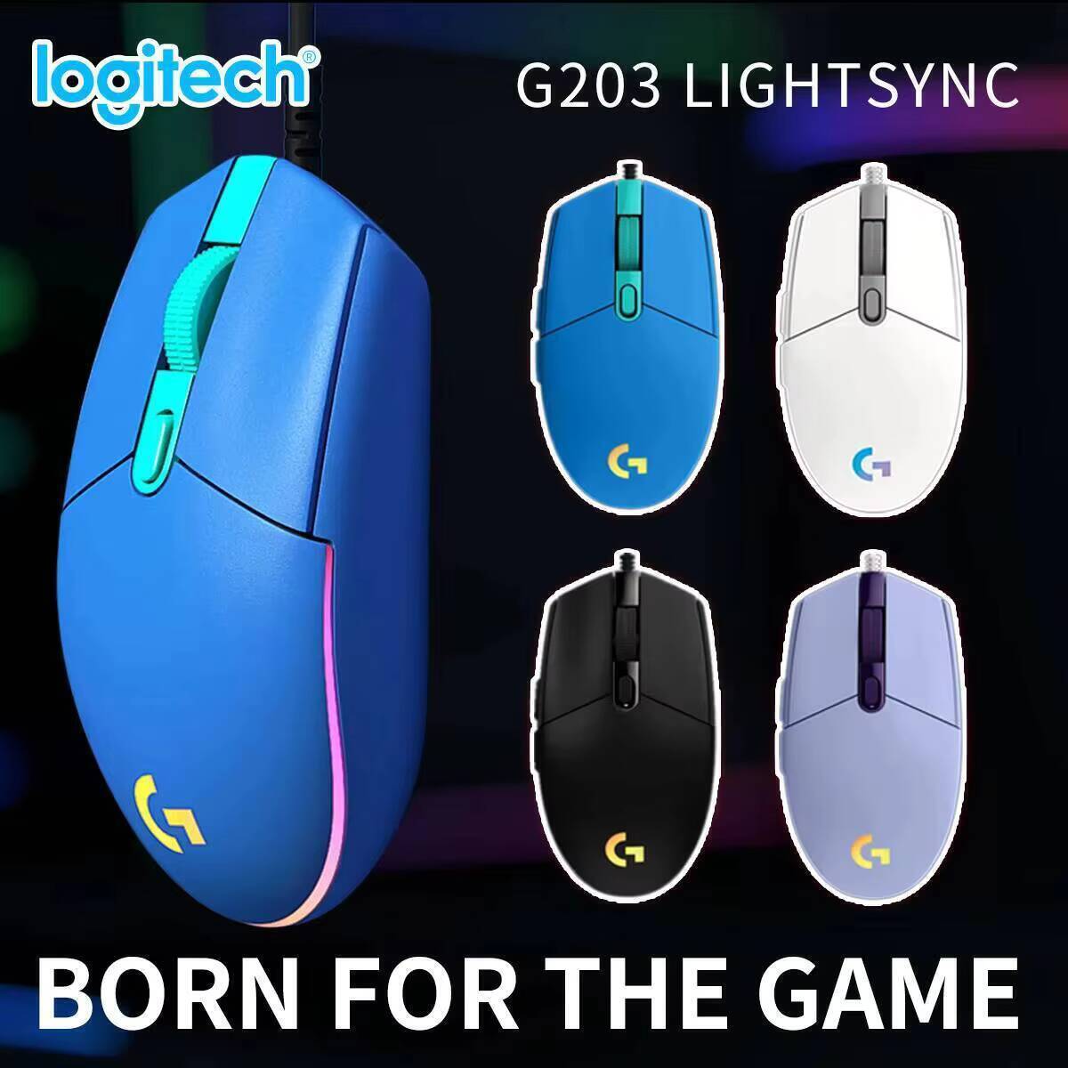 Logitech G203 Prodigy Wired Ga - Logitech Mouse G203 评论和价格